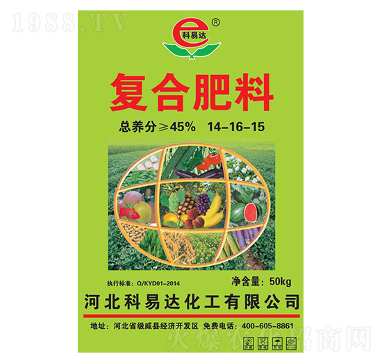 復合肥料14-16-15-科易達