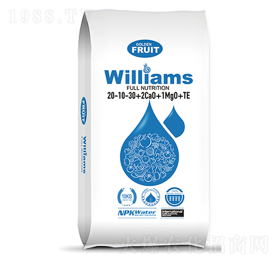 ����Ԫ��ˮ�ܷ���20-10-30+2CaO+1MgO+TE-΢����-��ķ����