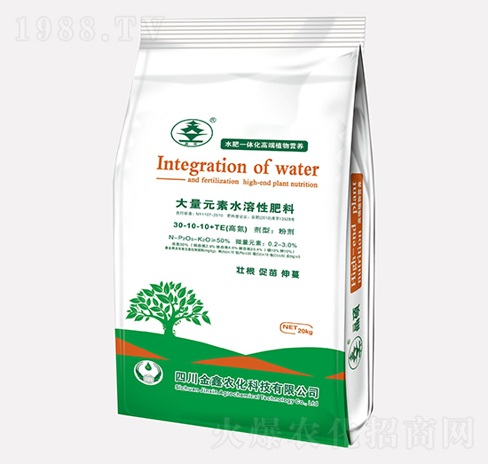 �ߵ��ʹ���Ԫ��ˮ�ܷ�30-10-10+TE-�����r(n��ng)��