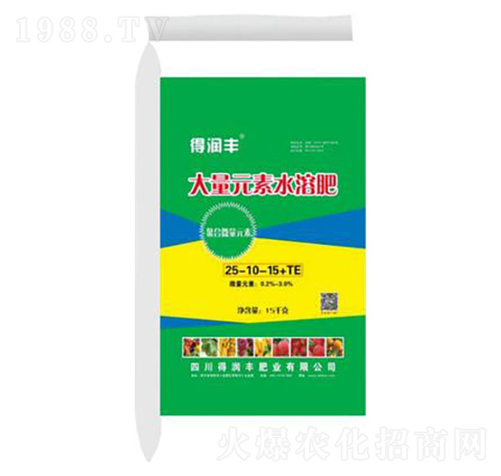 大量元素水溶肥25-10-15+TE 得潤(rùn)豐