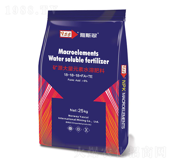 �VԴ����Ԫ��ˮ�ܷ���18-18-18+FA+TE-��˹��