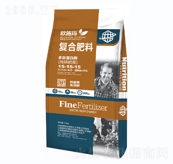 純硝酸鉀復(fù)合肥料15-15-15-一撒寶來