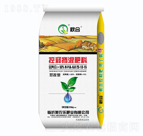 控釋摻混肥料25-13-15-秋合-美農(nóng)樂(lè)