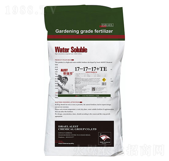 全營養(yǎng)平衡速補型水溶肥17-17-17+TE-蒂瑞芬-順為農業(yè)