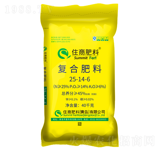 氯化鉀型復(fù)合肥料25-14-6-住商肥料