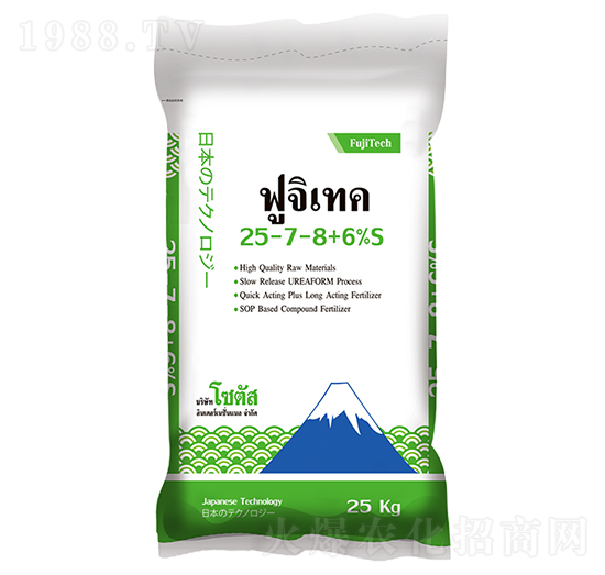 復(fù)合肥料25-7-8+6%S（馬來(lái)西亞、澳大利亞、泰國(guó)）-住商肥料