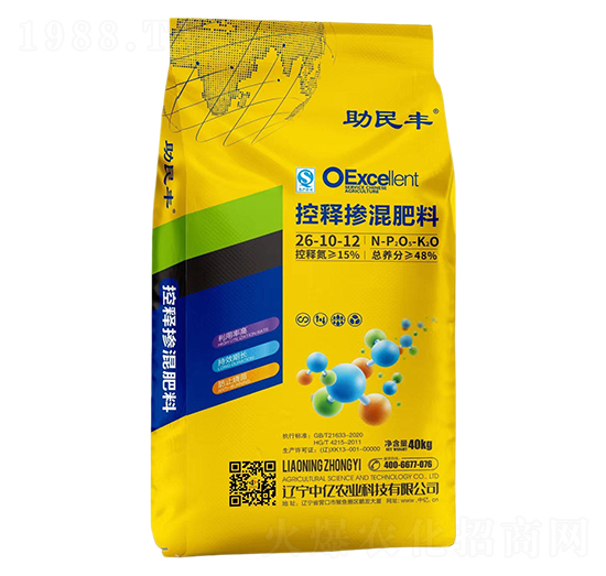 控釋摻混肥料26-10-12-助民豐-中億農(nóng)業(yè)