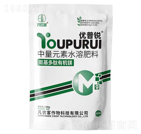 氨基多肽有機(jī)鎂-優(yōu)普銳-凡農(nóng)客