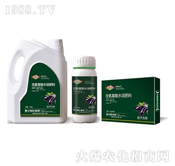 茄子專用含氨基酸水溶肥料-霸爾綠博