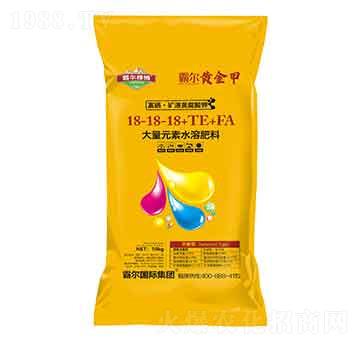 平衡型大量元素水溶肥料18-18-18+TE+FA-霸爾綠博